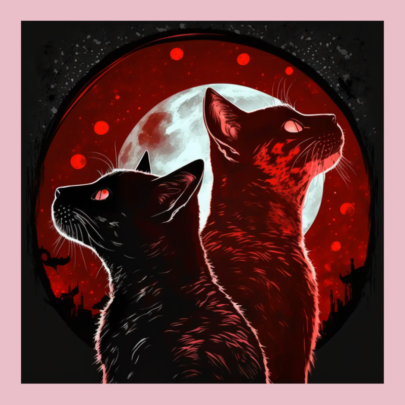 Red And Black Cats Howling At The Moon No28   Collection   Cats Are Aw Adjustable Cap by ninvemroweh3 | Artistshot