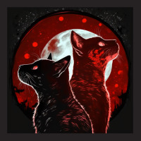 Red And Black Cats Howling At The Moon No28   Collection   Cats Are Aw Vintage Cap | Artistshot