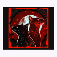 Red And Black Cats Howling At The Moon V2 Red No28   Collection   Cats Tank Top | Artistshot