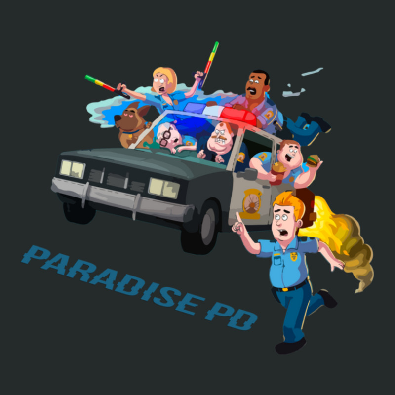 Paradise Pd Car Chase 1 Women's Triblend Scoop T-shirt by StarActon | Artistshot