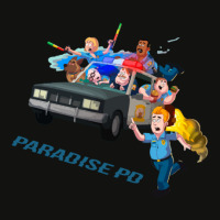 Paradise Pd Car Chase 1 Scorecard Crop Tee | Artistshot