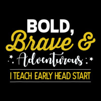 Early Head Start School Bold Brave Teacher 1 Adjustable Cap | Artistshot