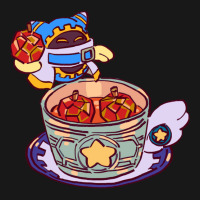 I Draw Magolor Putting Gem Apple Sugar Cube In A Lor Tea Cup  Kir Flannel Shirt | Artistshot