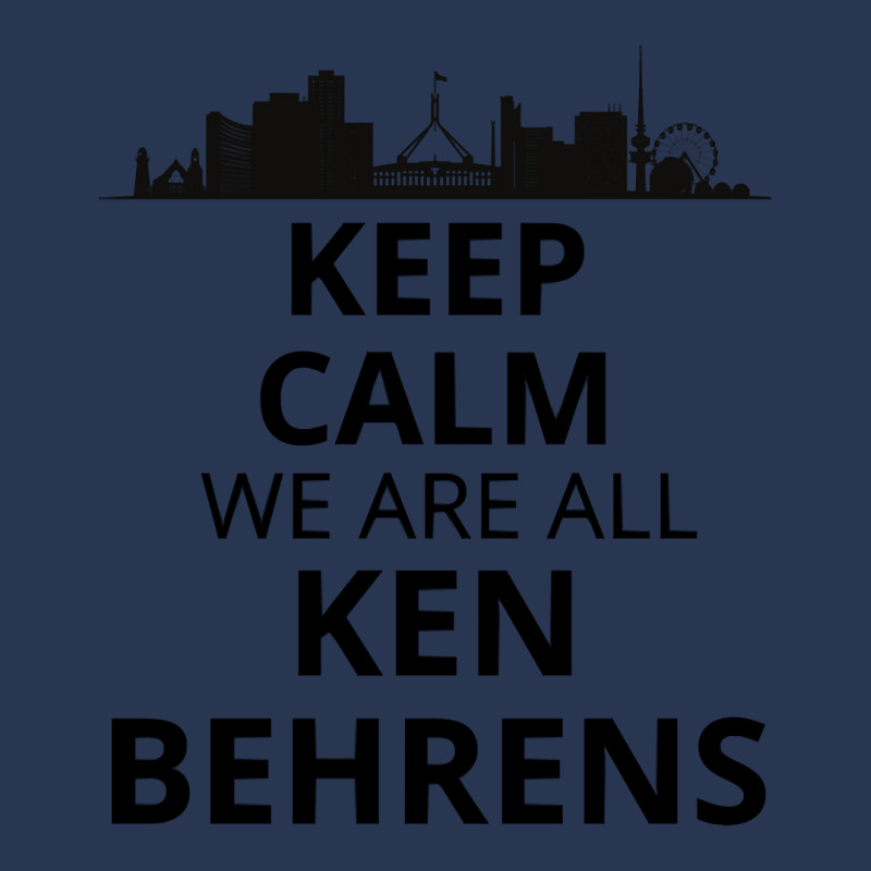 Keep Calm We Are All Ken Behrens Ladies Denim Jacket by ClaytonPaulToquero | Artistshot