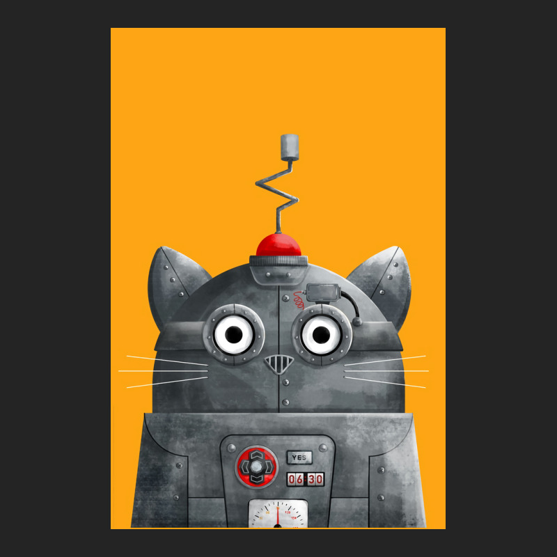 Cat Robot Cat Poster 3/4 Sleeve Shirt by globossterkyc | Artistshot