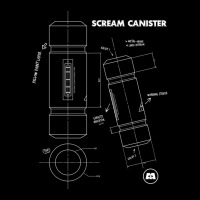 Scream Canister Blueprint Adjustable Cap | Artistshot