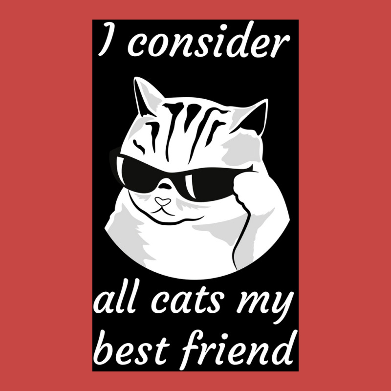 I Consider All Cats My Best Friend Poster 70s Zipper Hoodie by nduettstruiki | Artistshot