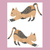 Cat Stretch Poster Blue (1) Classic T-shirt | Artistshot