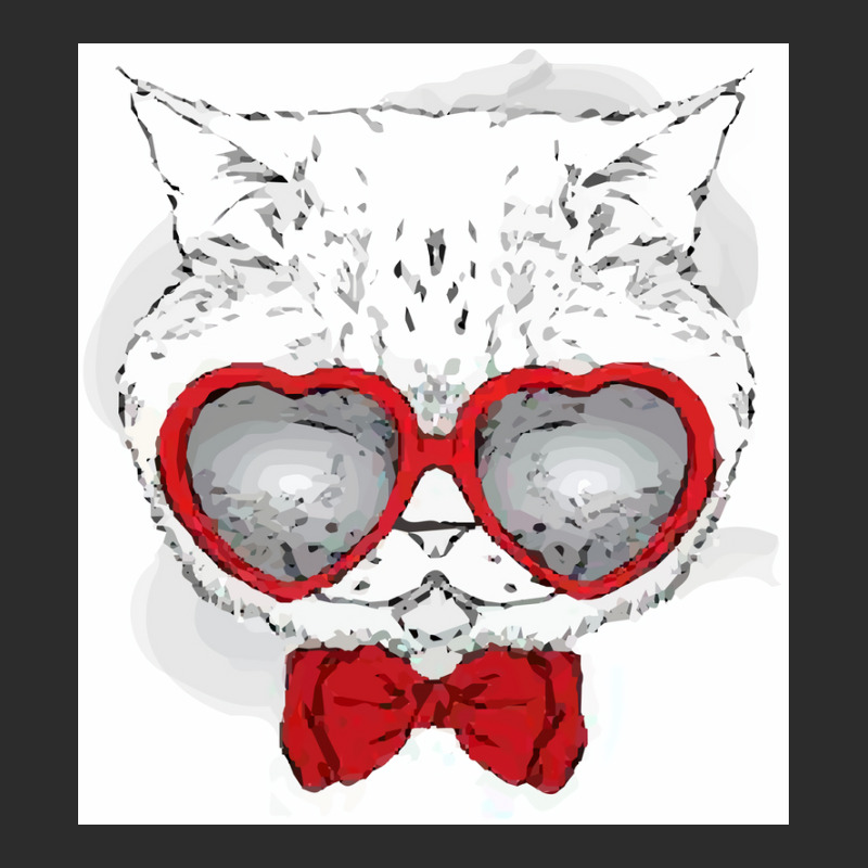 Cat Tie Glasses Poster Hippie Exclusive T-shirt by globossterkyc | Artistshot