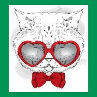 Cat Tie Glasses Poster Hippie Classic T-shirt | Artistshot