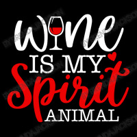 Wine Is My Spirit Animal Quote V-neck Tee | Artistshot