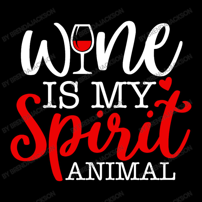 Wine Is My Spirit Animal Quote V-neck Tee | Artistshot