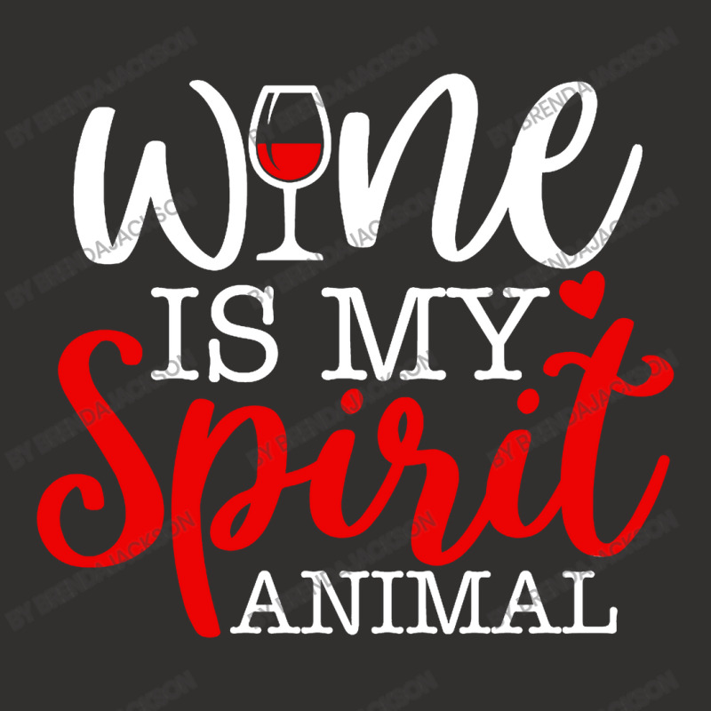 Wine Is My Spirit Animal Quote Champion Hoodie | Artistshot