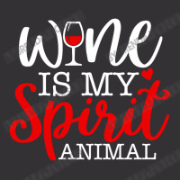 Wine Is My Spirit Animal Quote Vintage Hoodie And Short Set | Artistshot