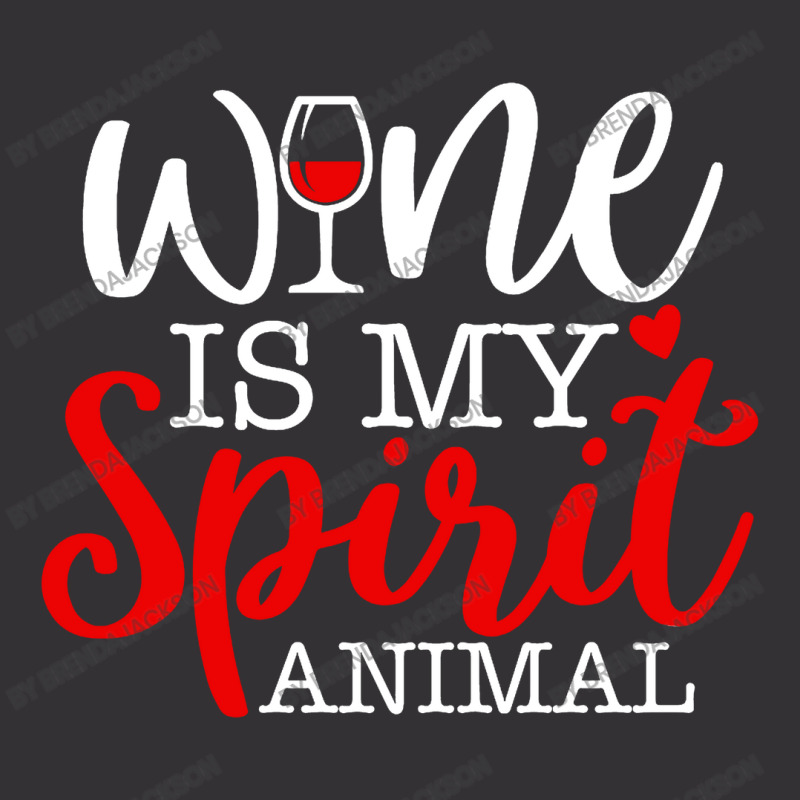 Wine Is My Spirit Animal Quote Vintage Hoodie And Short Set | Artistshot