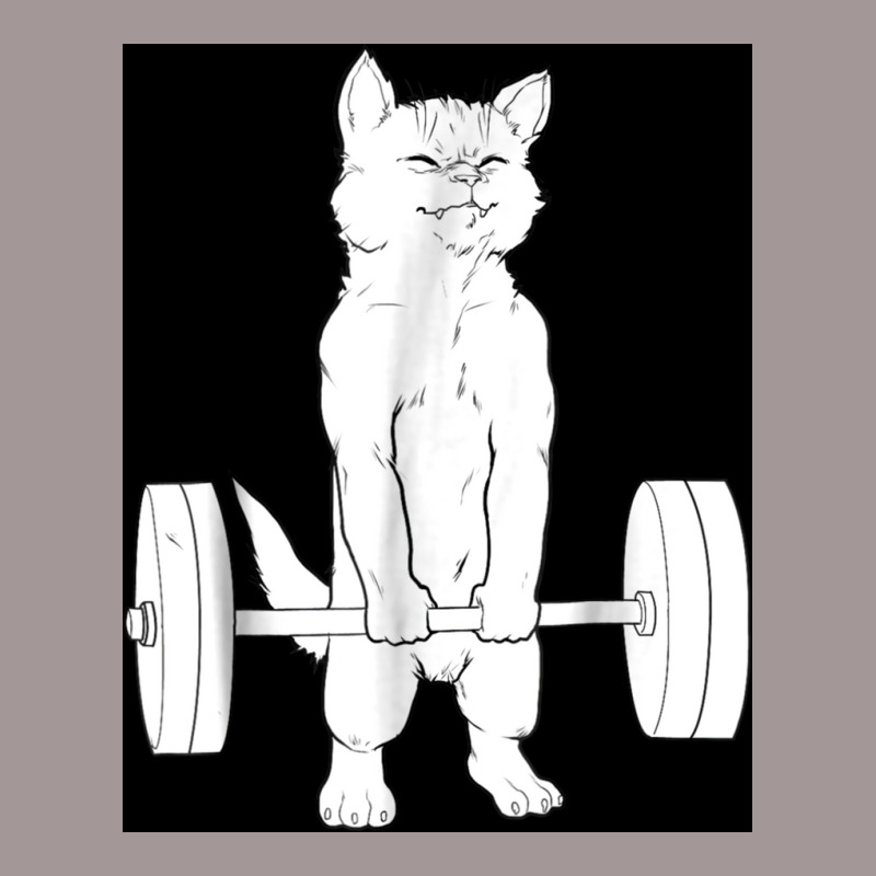 Cat Weightlifting Poster Blue Vintage Short by globossterkyc | Artistshot