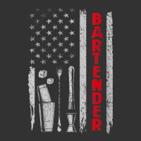 Womens Bartender Bar Working American Usa Flag Patriotic Men Women V-n Baby Bodysuit | Artistshot