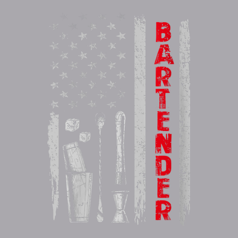 Womens Bartender Bar Working American Usa Flag Patriotic Men Women V-n Youth 3/4 Sleeve by SamuelTABraun | Artistshot