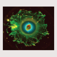 Cats Eye Nebula Poster Aesthetic Pocket T-shirt | Artistshot