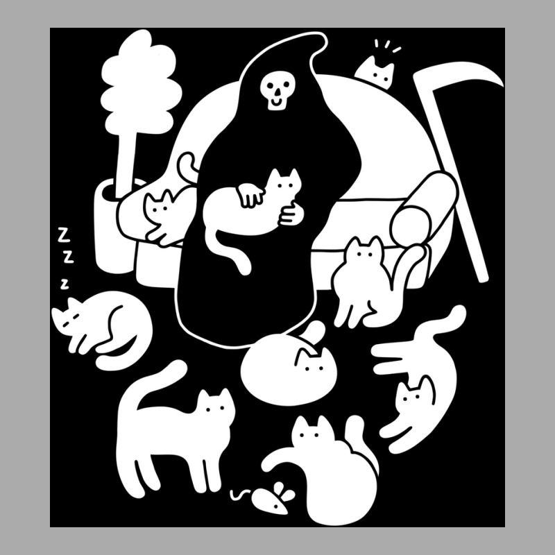 Death And His Cats Poster Nostalgia T-shirt | Artistshot