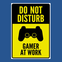 Gamer At Work Poster Music Ladies Fitted T-shirt | Artistshot