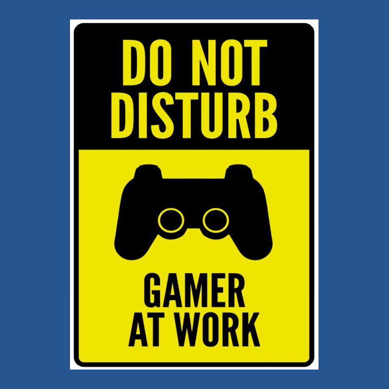 Gamer At Work Poster Music Ladies Fitted T-Shirt by ngansisaily0 | Artistshot