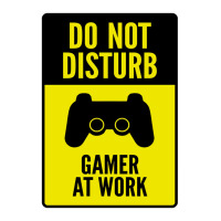 Gamer At Work Poster Music Maternity Scoop Neck T-shirt | Artistshot