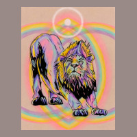 Look At This Rainbow Lion Poster Red Vintage T-shirt | Artistshot