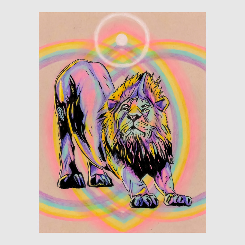 Look At This Rainbow Lion Poster Red Hoodie & Jogger set by nduettstruiki | Artistshot