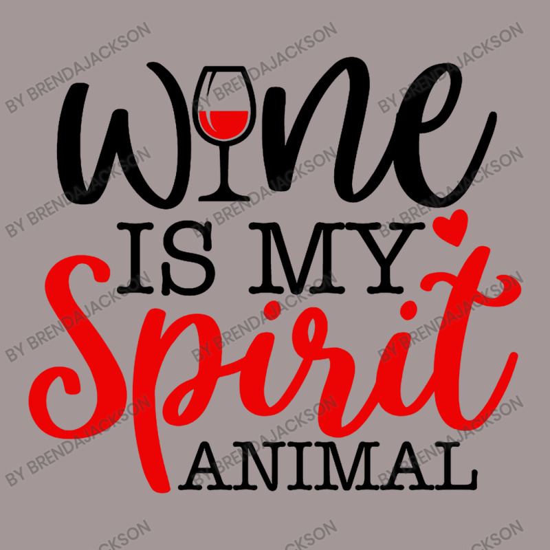 Wine Is My Spirit Animal Vintage Hoodie | Artistshot