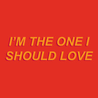 I'm The One I Should Love Graphic T-shirt | Artistshot