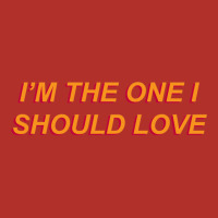 I'm The One I Should Love Unisex Hoodie | Artistshot