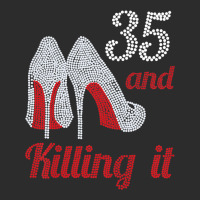 Womens 35 Year Old High Heel Rhinestone 1987 35th Birthday Lady Premiu Exclusive T-shirt | Artistshot