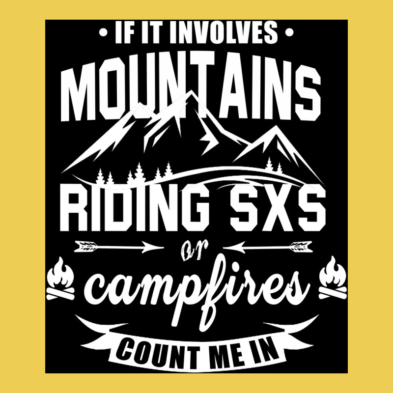 Mountains Riding Sxs Campfires Poster Blue Graphic T-shirt by nduettstruiki | Artistshot