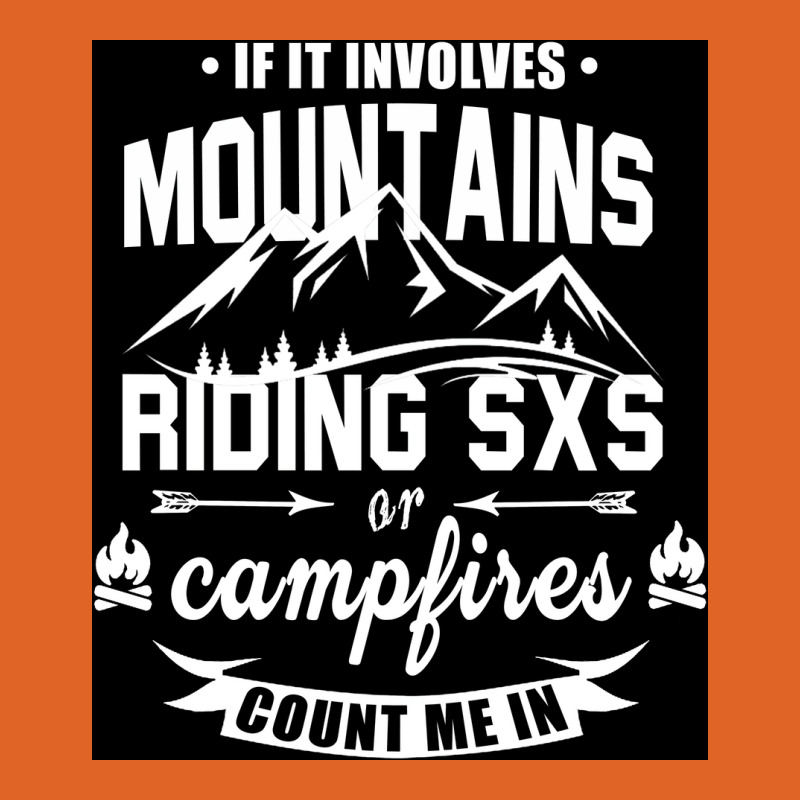 Mountains Riding Sxs Campfires Poster Blue Unisex Hoodie by nduettstruiki | Artistshot