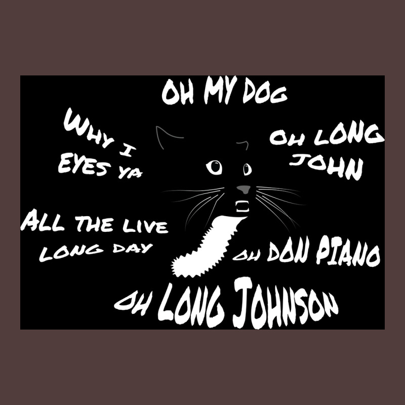 Oh Long Johnson Cat Poster Green Graphic T-shirt by nduettstruiki | Artistshot