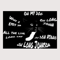 Oh Long Johnson Cat Poster Green Pocket T-shirt | Artistshot