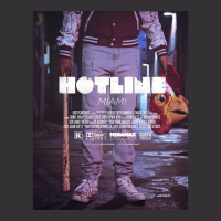 Hotline Miami Poster Vintage Hoodie | Artistshot