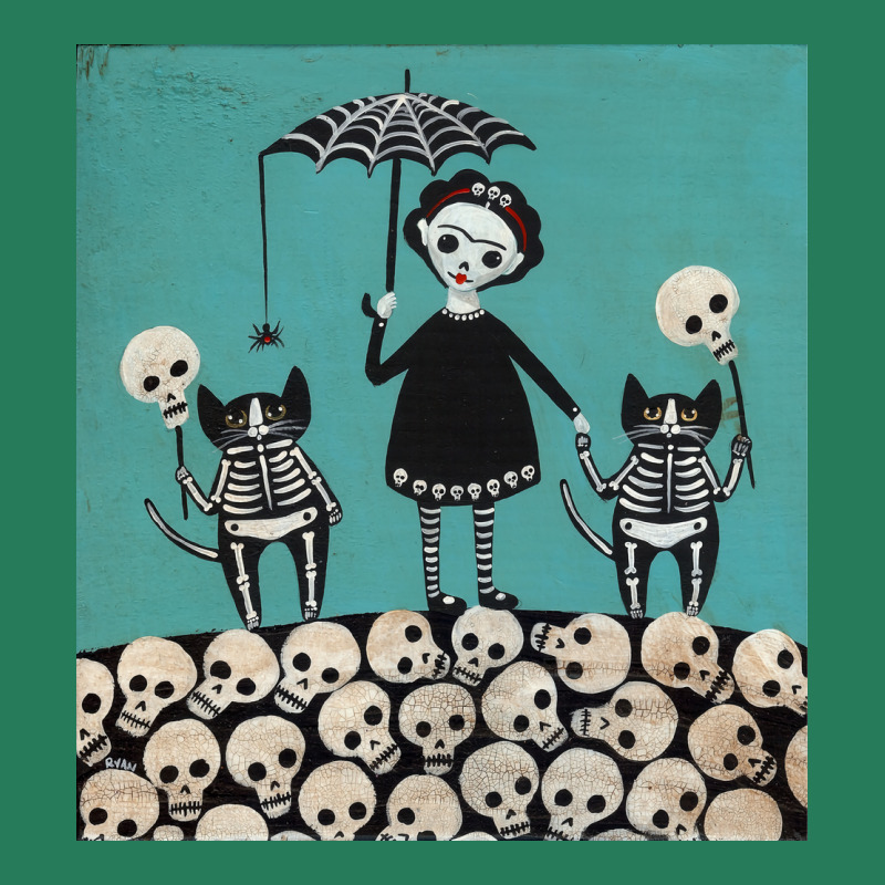 Day Of The Dead Poster Girl T-Shirt by globossterkyc | Artistshot