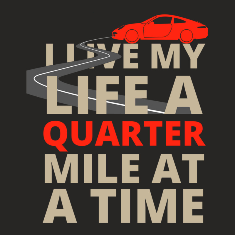 I Live My Life A Quarter Mile At A Time Fast And The Furious Ladies Fitted T-Shirt by MELVINDILLARD | Artistshot