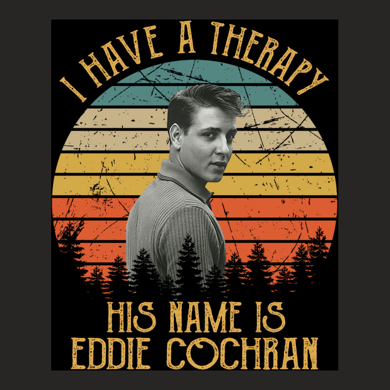 I Have A Therapy His Is Name Is Eddies Poster Aesthetic Ladies Fitted T-Shirt by dayciwesxg | Artistshot