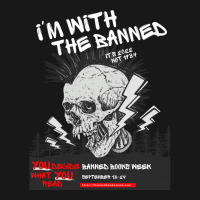 Im With The Banned V1 (banned Books Week) Flannel Shirt | Artistshot