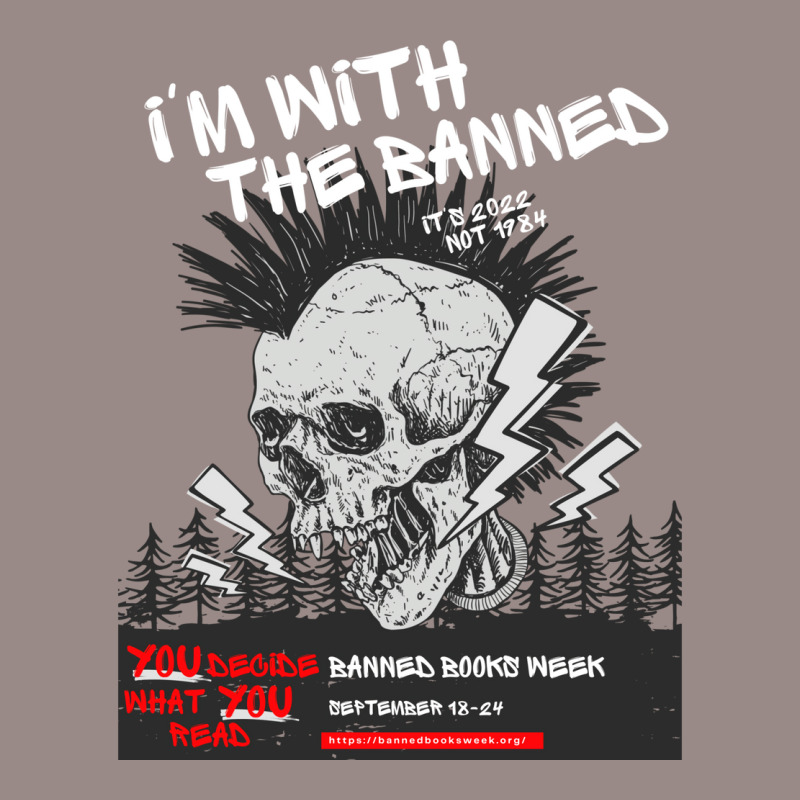 Im With The Banned V1 (banned Books Week) Vintage T-shirt | Artistshot