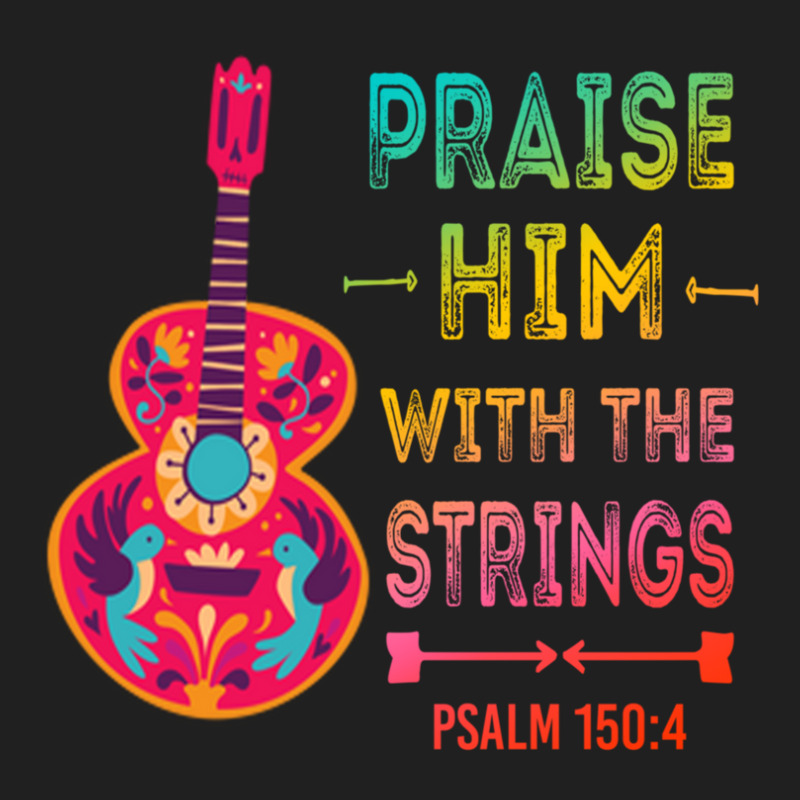 Praise Him With The Strings - Christian Gift Ladies Polo Shirt by AnthonyNone | Artistshot