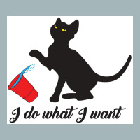 Do What I Want Cup Cute Cat Lovers Poster Hipster Unisex Sherpa-lined Denim Jacket | Artistshot