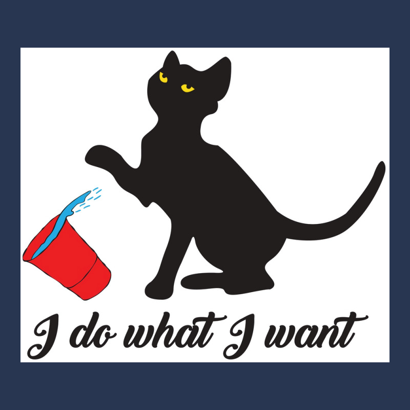 Do What I Want Cup Cute Cat Lovers Poster Hipster Men Denim Jacket by globossterkyc | Artistshot