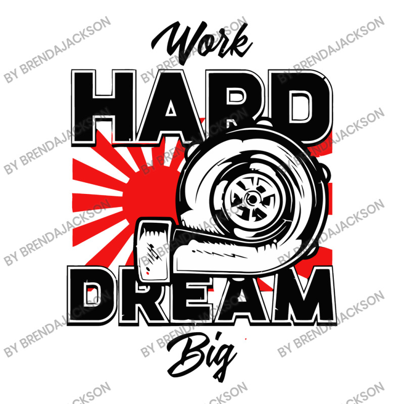 Work Hard Dream Big Turbo Men's T-shirt Pajama Set | Artistshot