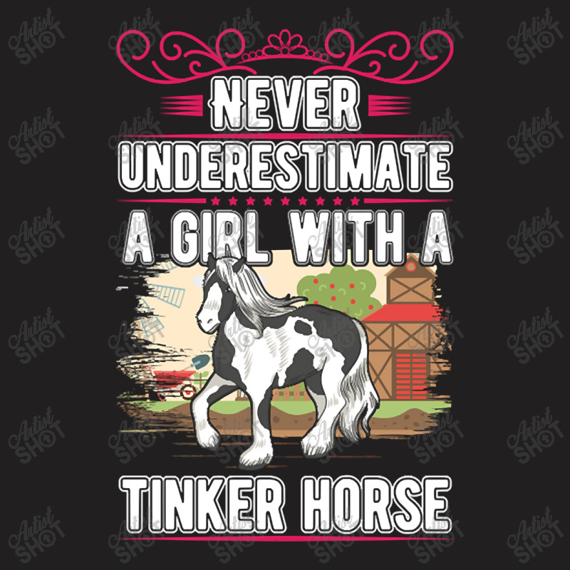 Limited Edition Irish Tinker Girl Horse T-shirt | Artistshot