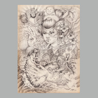 Irezumi Japanese Tattoo Design Poster Hippie Zipper Hoodie | Artistshot