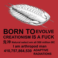 Born To Evolve Creationism Is A Fck T-shirt | Artistshot